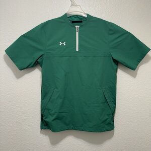 UNDER ARMOUR‎ UA Storm 2 Short Sleeve Green Windbreaker Size Medium 1298433